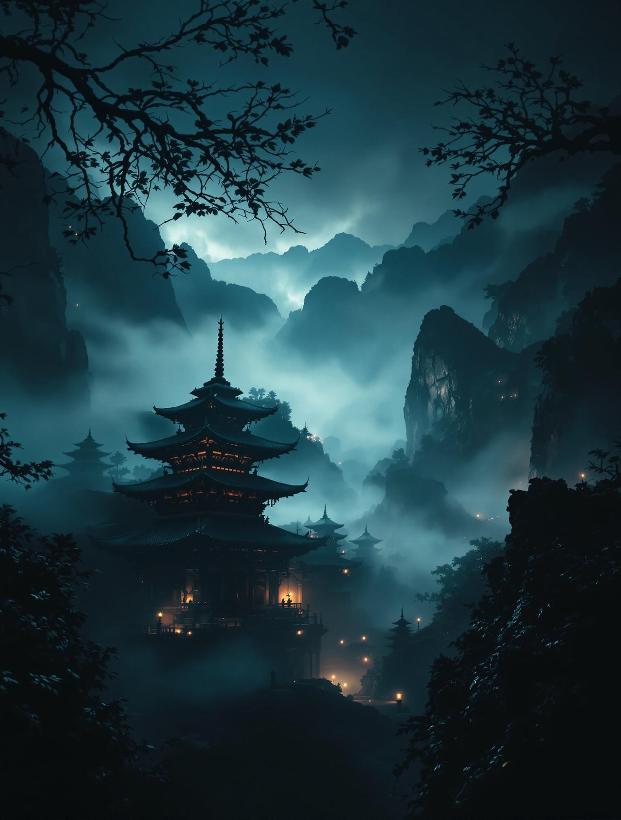 古刹钟声 海报 - 悬疑探案影视作品，由无夜影院出品